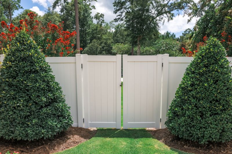 White Fence Installation